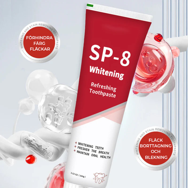 SP-8/SP-10 Probiotisk blekande tandkräm för munhälsa