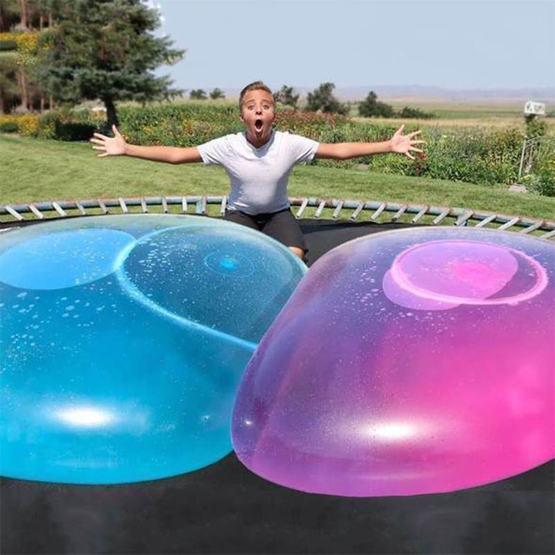 Rivtålig uppblåsbar bubbelboll
