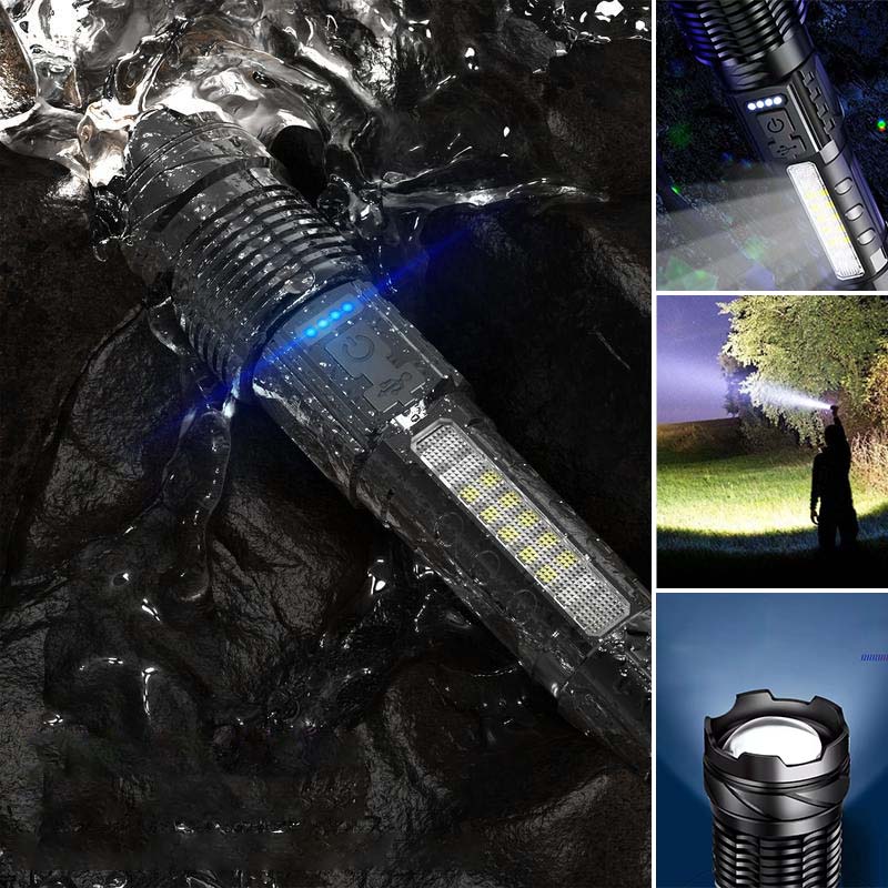 Vit laser med lång räckvidd Ultraljus ficklampa
