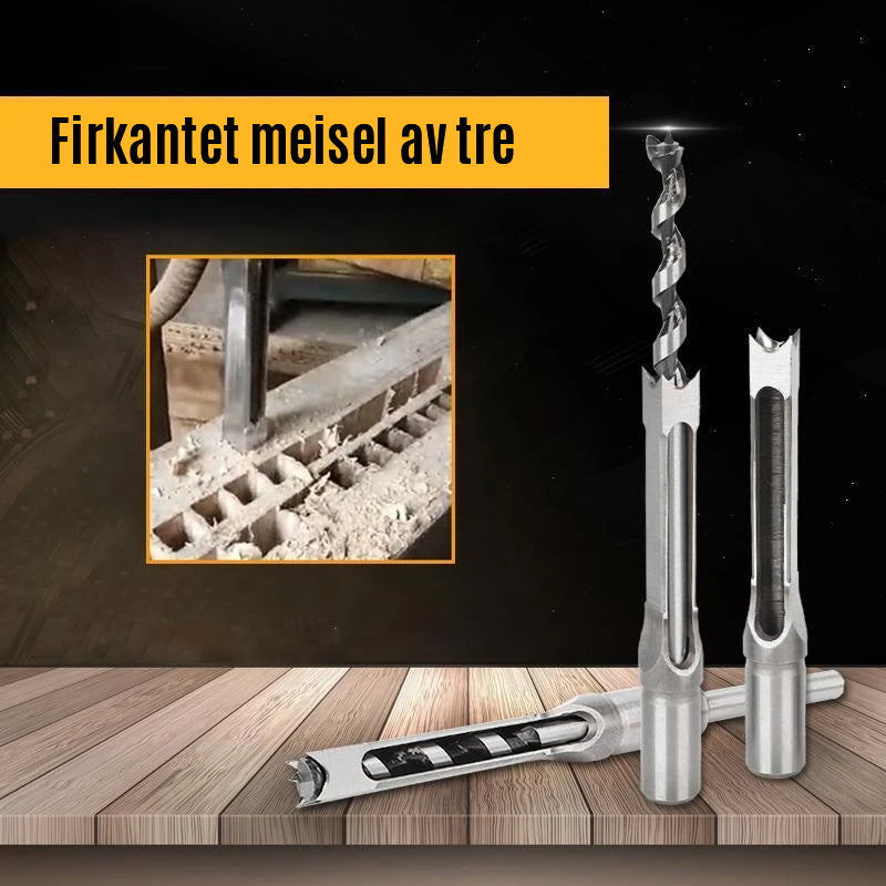 Fyrkantig trämejsel