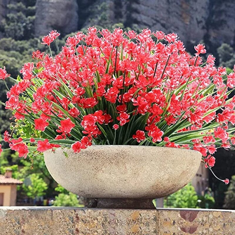 Konstgjorda blommor utomhus (2 buntar)